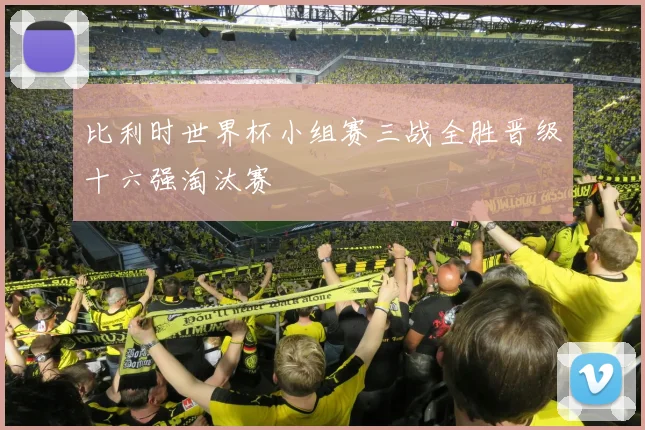 比利时世界杯小组赛三战全胜晋级十六强淘汰赛